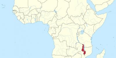 خريطة أفريقيا عرض ملاوي